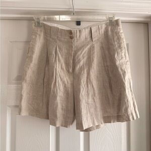 Crescent Linen Shorts Brand New